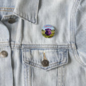 Badge Rond 2,50 Cm Créature Furry Fantastique d'Attitude (En situation)