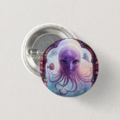 Badge Rond 2,50 Cm Créature mythique de la mer (Devant & derrière)