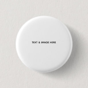 Badge Rond 2,50 Cm Créez votre propre blanc