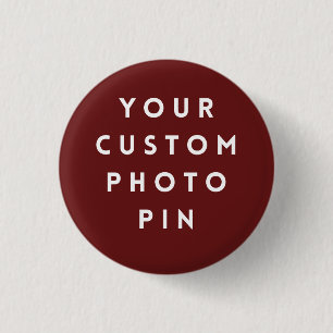Badge Rond 2,50 Cm Créez Votre Propre Épinglette Photo 1 ¼ Pouce Pers