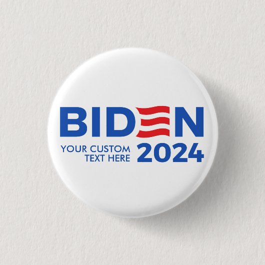 Badge Rond 2,50 Cm Créez votre propre Joe Biden 2024 (Devant)