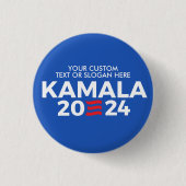Badge Rond 2,50 Cm Créez votre propre Kamala Harris 2024 (Devant)