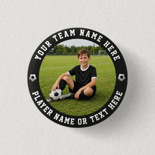 Badge Rond 2,50 Cm Créez votre propre photo d'équipe de football