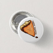 Badge Rond 2,50 Cm Crêpe Happy Food Pun (Devant & derrière)