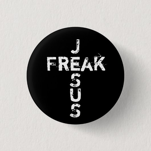 Badge Rond 2,50 Cm Cross (Devant)