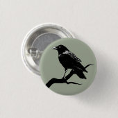 Badge Rond 2,50 Cm Crow (homonymie) (Devant & derrière)