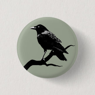 Badge Rond 2,50 Cm Crow (homonymie)