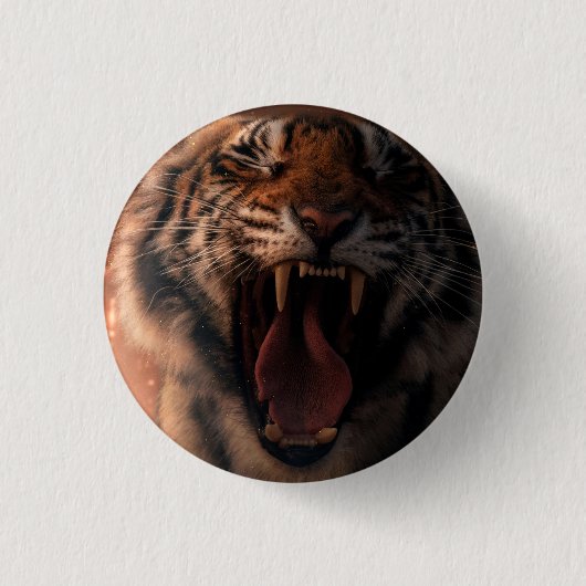 Badge Rond 2,50 Cm Crying Tiger - Button (Devant)