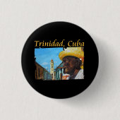 Badge Rond 2,50 Cm Cuba - Trinidad Cubain Cigar Art (Devant)