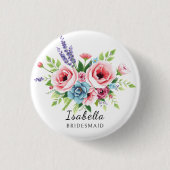 Badge Rond 2,50 Cm Custom badge, Event pin, Wedding gift (Devant)