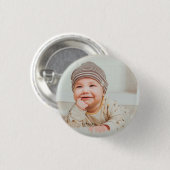 Badge Rond 2,50 Cm Custom Photo Personalized Photo (Devant & derrière)