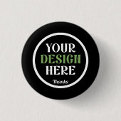 Badge Rond 2,50 Cm custom, unique, sleek & minimalist (Devant)
