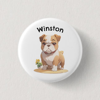 Badge Rond 2,50 Cm Customisez votre Canine Companion : Style Anime