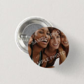 Badge Rond 2,50 Cm Customizable Photo  (Devant & derrière)