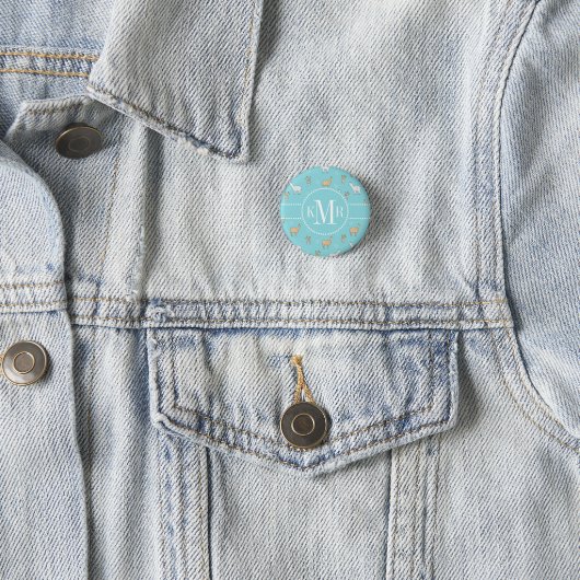 Badge Rond 2,50 Cm Cute Alpaca Llama Cactus Motif (En situation)