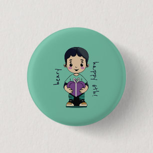 Badge Rond 2,50 Cm Cute Boy Fourre-tout