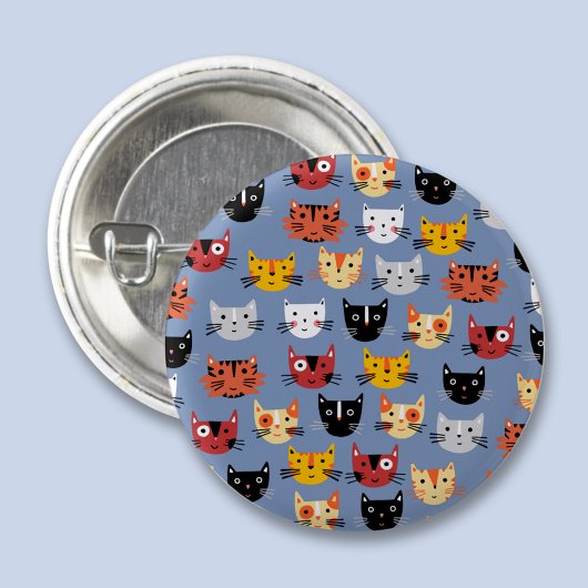 Badge Rond 2,50 Cm Cute chat