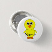 Badge Rond 2,50 Cm Cute Chick Thunder_Cove (Devant & derrière)