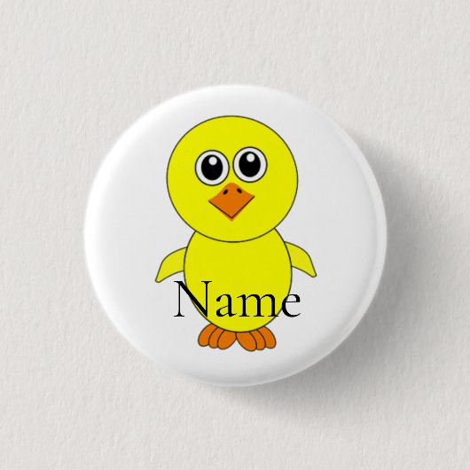 Badge Rond 2,50 Cm Cute Chick Thunder_Cove (Devant)