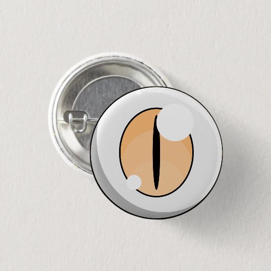 Badge Rond 2,50 Cm Cute Customizable Ghost Eyeball Button (Devant & derrière)