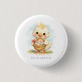 Badge Rond 2,50 Cm Cute Duckling Easter Egg Party (Devant)