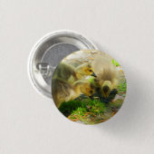 Badge Rond 2,50 Cm Cute Gosling (Devant & derrière)