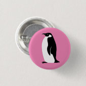 Badge Rond 2,50 Cm Cute Penguin (Devant & derrière)