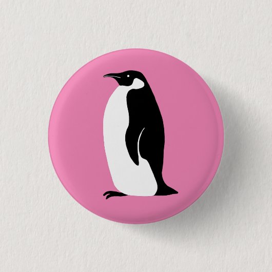 Badge Rond 2,50 Cm Cute Penguin (Devant)