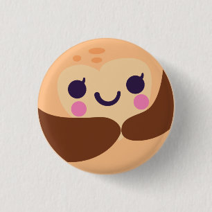 Badge Rond 2,50 Cm Cutie Pluton