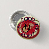 Badge Rond 2,50 Cm cycleNuts Loop De Loop Button (Devant & derrière)