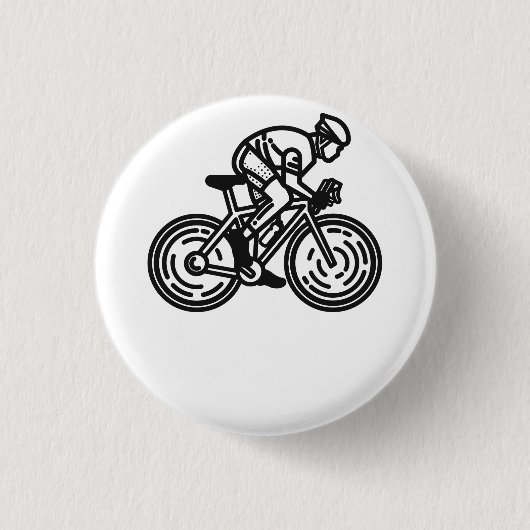 Badge Rond 2,50 Cm cycliste (Devant)