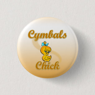 Badge Rond 2,50 Cm Cymbales Chick