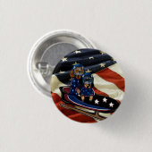 BADGE ROND 2,50 CM DACHSHUND  (Devant & derrière)