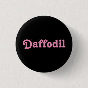 Badge Rond 2,50 Cm Daffodile de boutons
