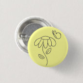 Badge Rond 2,50 Cm Daisy (Devant & derrière)