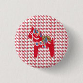 Badge Rond 2,50 Cm Dala Horse (Devant)