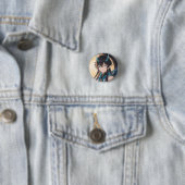 Badge Rond 2,50 Cm Dan Heng de HSR (En situation)