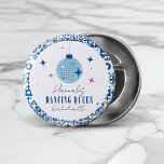 Badge Rond 2,50 Cm Dancing Queen grec Disco musicale bachelorette<br><div class="desc">Bougainvilliers de musique grecque méditerranéenne d'inspiration Dancing Queen douchette nuptiale bouton faveurs</div>