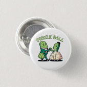 Badge Rond 2,50 Cm Danse de bal de Pickball (Devant & derrière)