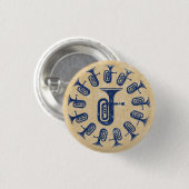 Badge Rond 2,50 Cm Danse tuba (Devant & derrière)