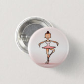 Badge Rond 2,50 Cm Danseur classique (Devant & derrière)
