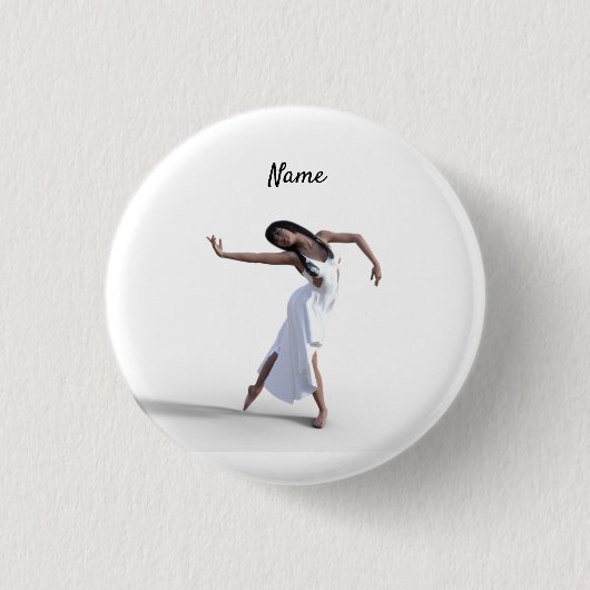 Badge Rond 2,50 Cm Danseuse blanche Thunder_Cove (Devant)