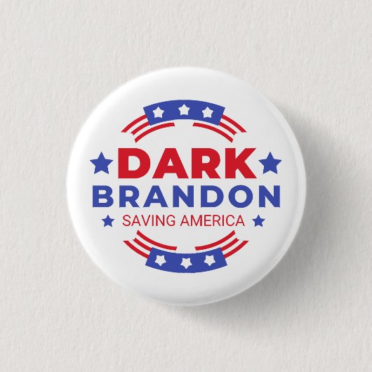 Badge Rond 2,50 Cm Dark Brandon (Devant)