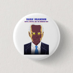 Badge Rond 2,50 Cm Dark Brandon