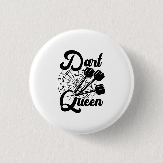 Badge Rond 2,50 Cm Dart Queen (Devant)