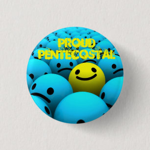 Badge Rond 2,50 Cm De la pentecôte fier