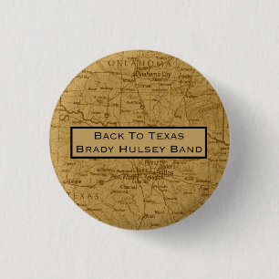 Badge Rond 2,50 Cm De nouveau au bouton du Texas