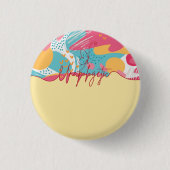 Badge Rond 2,50 Cm Déclaration Féminine Audacieuse et Sans Compromis (Devant)