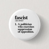 Badge Rond 2,50 Cm Définition fasciste (Devant)