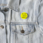Badge Rond 2,50 Cm Dégagez ! Bouton (En situation)